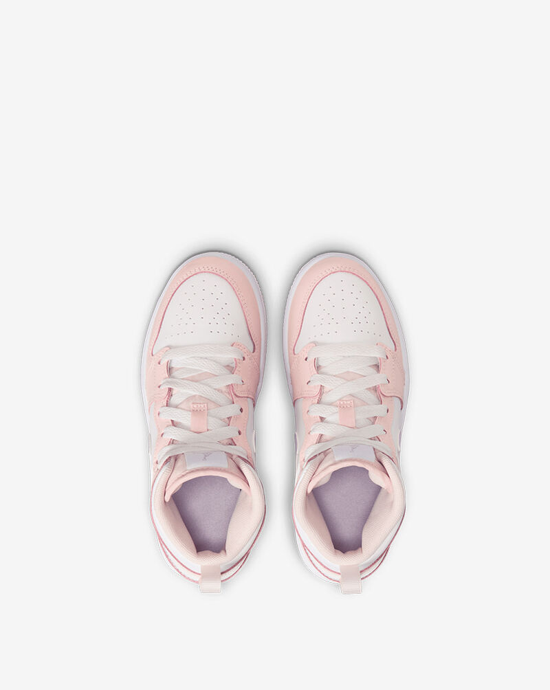 snipes jordan 1 mid pink quartz