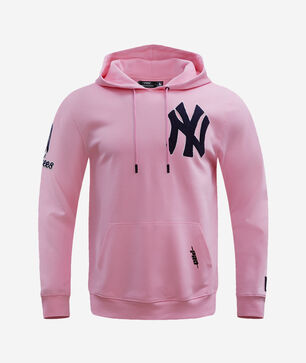New York Yankees Classic Chenille Double Knit Pull Over Hoodie 