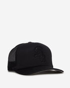 Mitchell  Ness Chicago White Sox Trucker Leather Logo Adjustable Hat HT17173-CWSBLCK Black 1