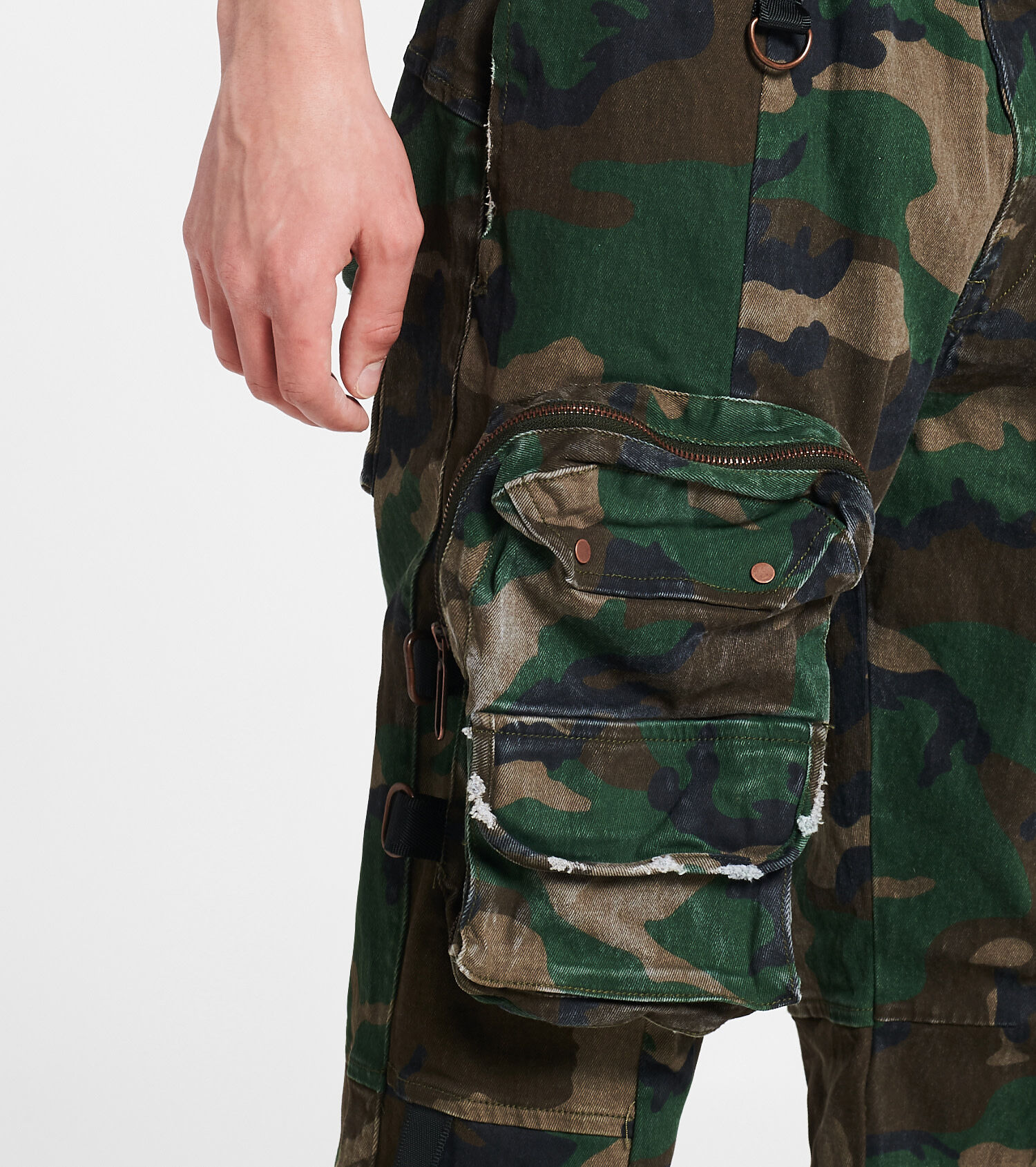 Camo discount twill joggers