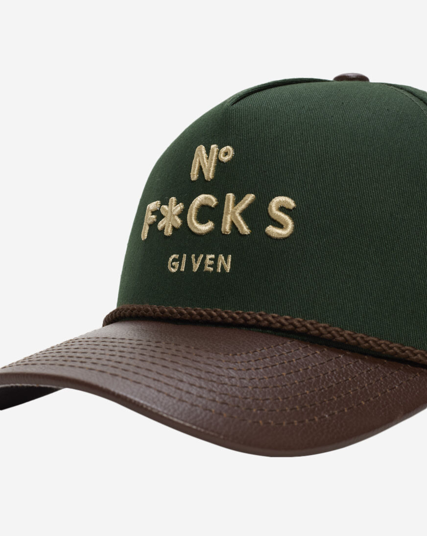 上品コーデはコレで安心！ Shop Field Grade No F's Given Twill Leather Trucker Hat 帽子