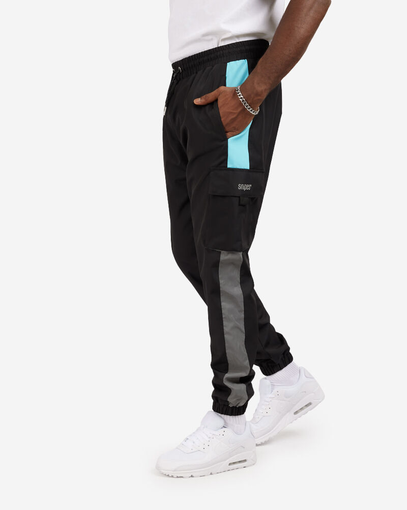 SNIPES Reflective Nylon Cargo Pants SNQ123012M-BLK Black 2