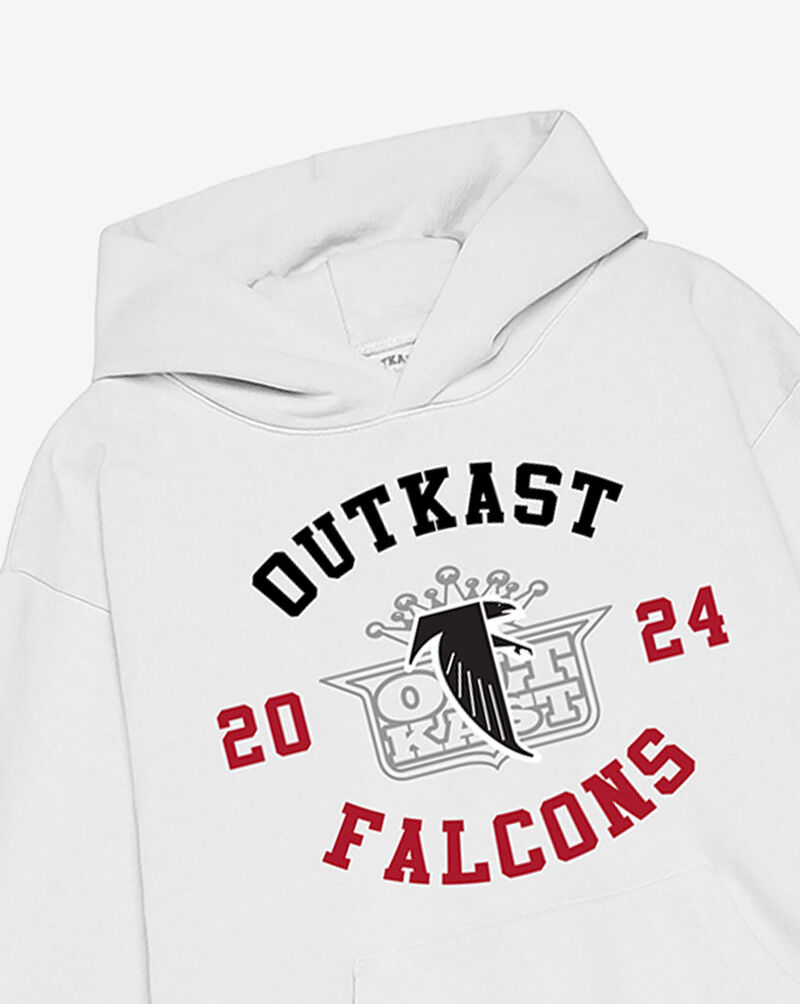 Ceremony Of Roses Outkast x Atlanta Falcons White Hoodie OUTHD0004 White 3