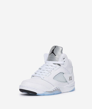Little Kids' Air Jordan 5 Retro OG "White Metallic"