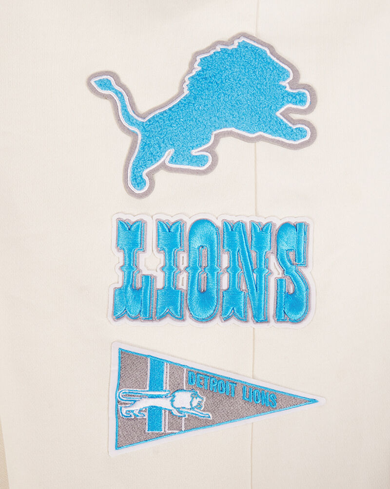 PRO STANDARD Detroit Lions Retro Classic Fleece Sweatpant FDL443448-EBK cream 2