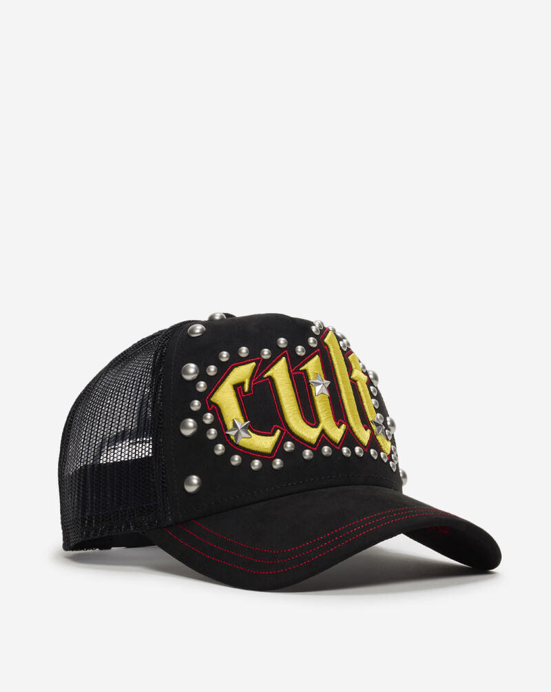 Cult of Individuality Cult Mesh Back Trucker Hat 626BS-CHS07A Black 1