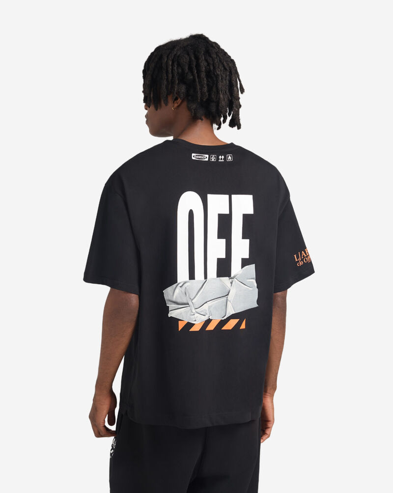 L/AB c/o Off-White L/AB Off Active Duct Tape T-Shirt 44LABF26T082-001 Black 2