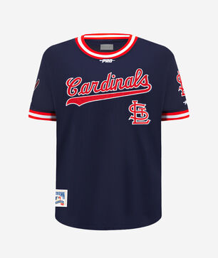 Big Boys' St. Louis Cardinals Classic Striped Rib Tee