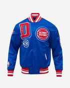 Detroit Pistons Mashup Rib Satin Jacket