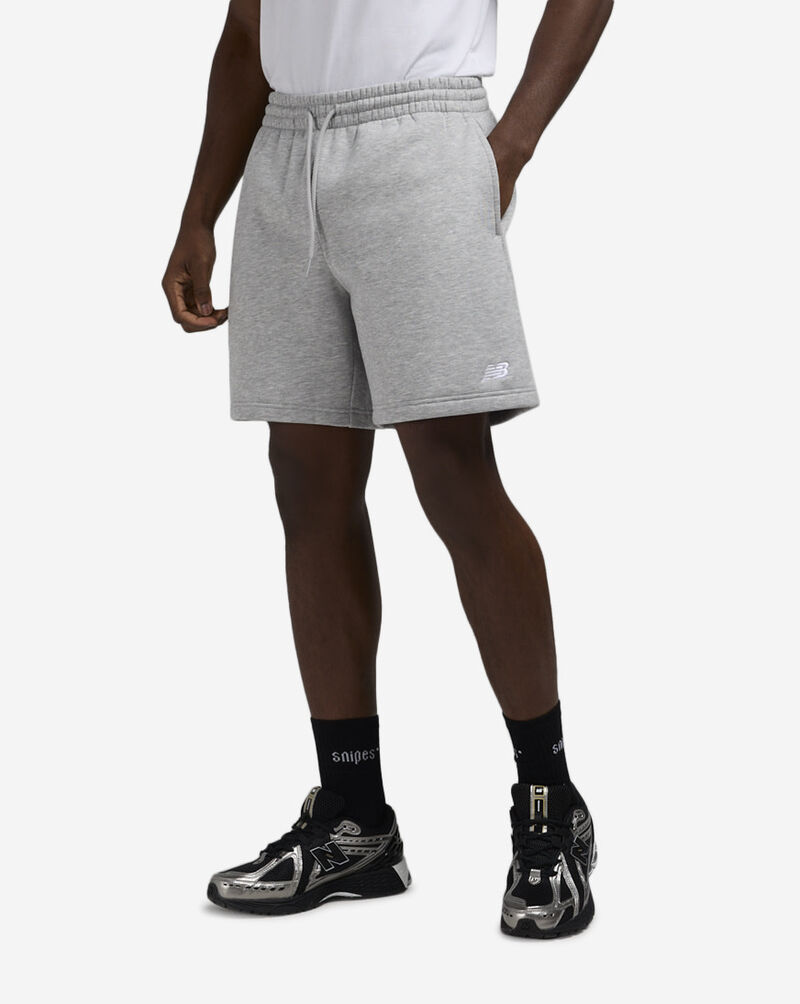New Balance Essentials Fleece Shorts MS41504-AG Grey 1