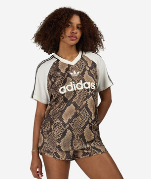 Snake Print Satin Jersey