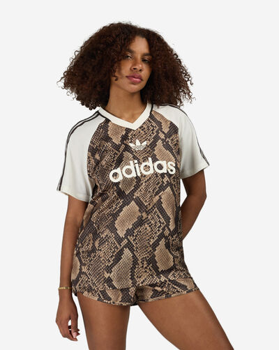 Snake Print Satin Jersey