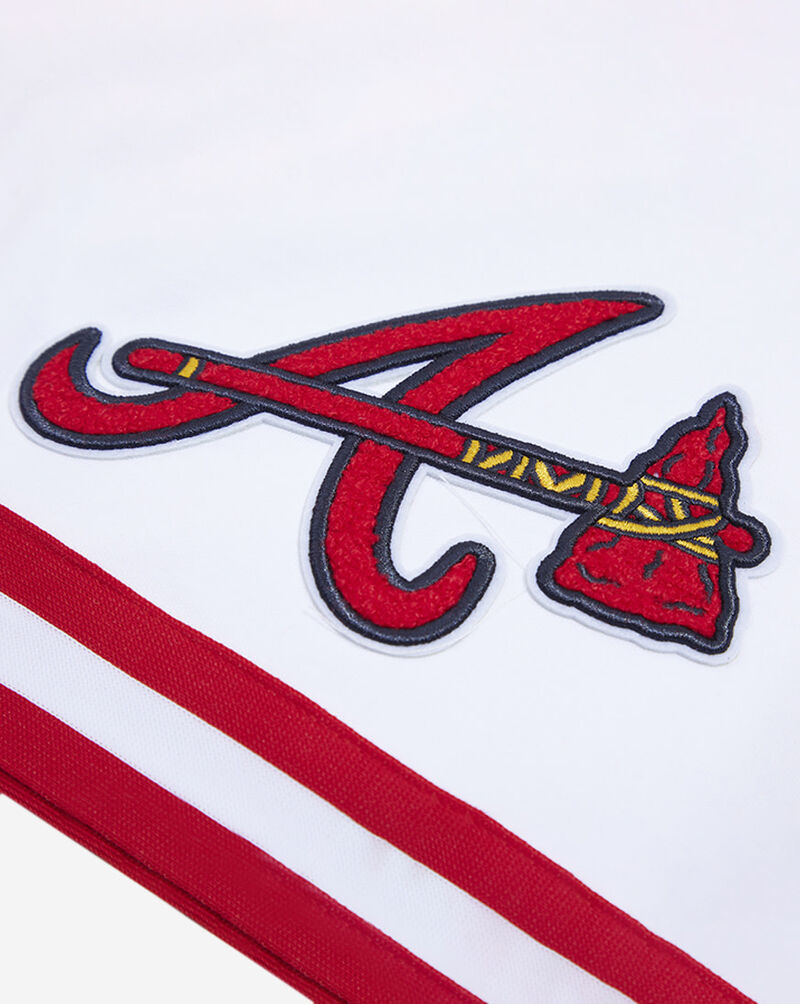 PRO STANDARD Atlanta Braves Classic Chenille Double Knit Short LAB331547-WHT White 4
