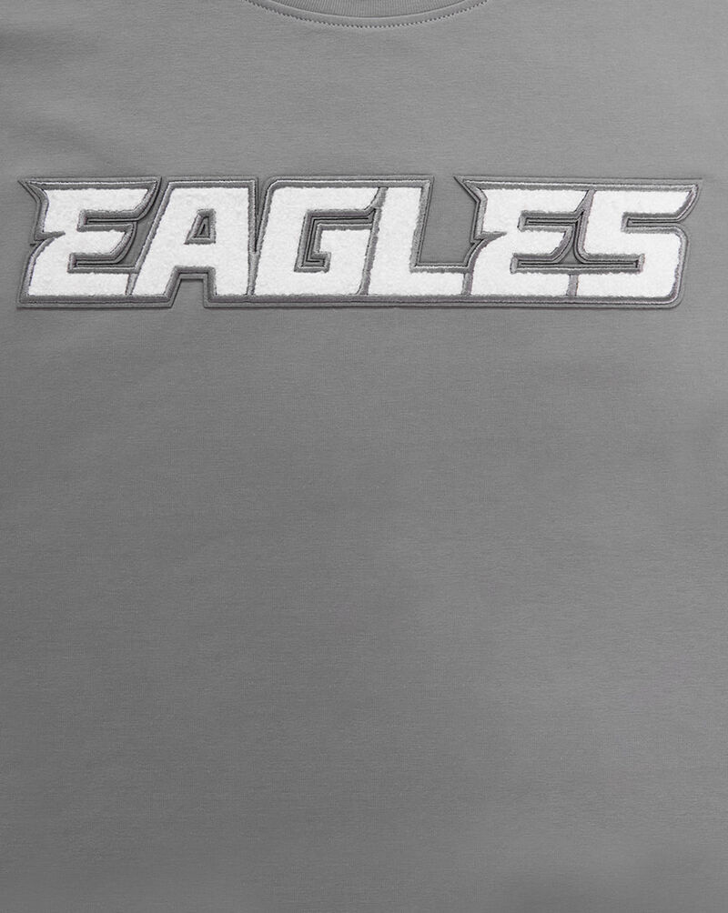 PRO STANDARD Philadelphia Eagles Classic Chenille Tee FPE1410195-GRY Grey 2