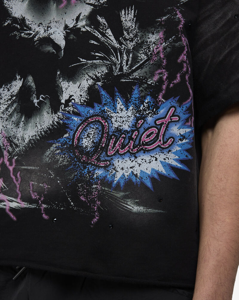 First Row Defense Crop Tee FRM1001-BLK Black 3