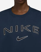 Nike NSW Phoenix Fleece Oversized Crew-Neck Logo Sweatshirt FV7674-478 Blue 3