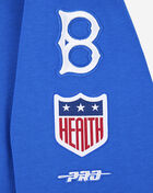 Big Girls' Brooklyn Dodgers Retro Classic Rib Fleece Pullover Hoodie