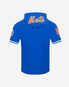 New York Mets Francisco Lindor #12 Classic Short Sleeve Pull Over Hoodie