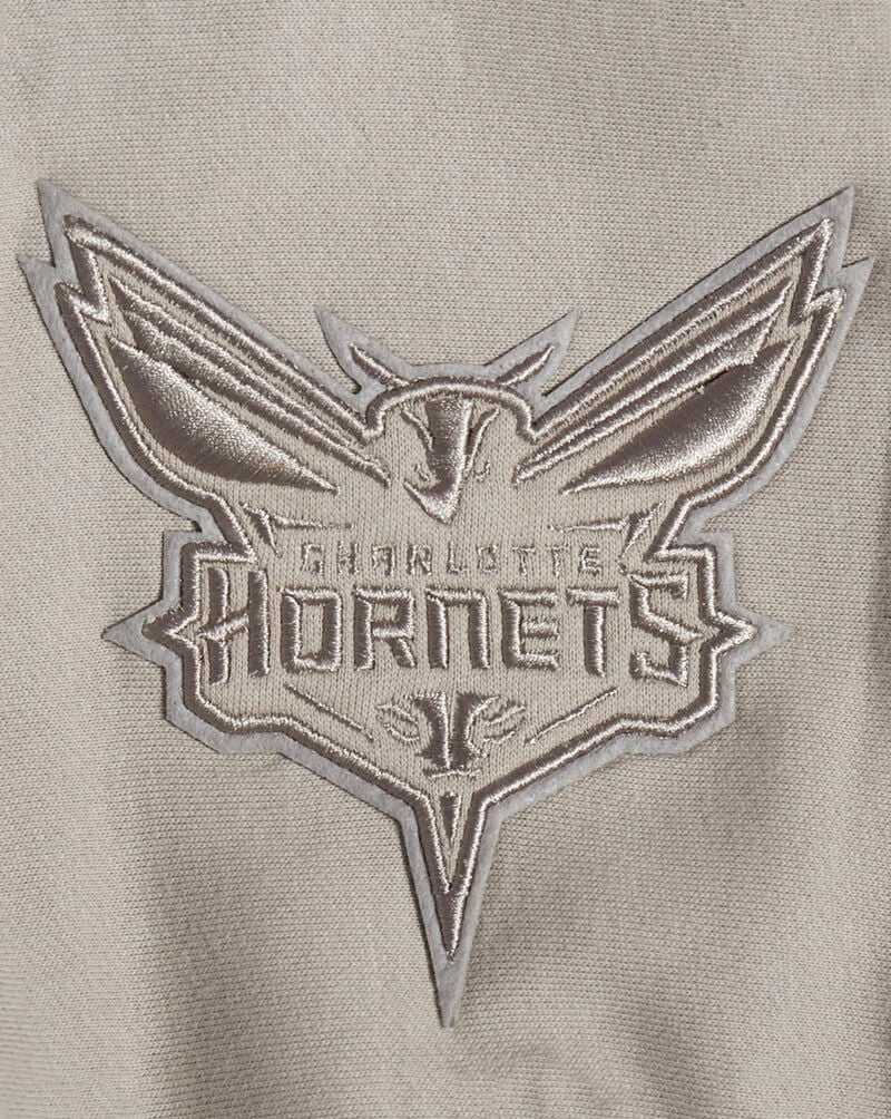 PRO STANDARD Charlotte Hornets Lamelo Ball #1 Neutral Drop Shoulder Fleece Pullover Hoodie BCH559480-TAU Beige 4