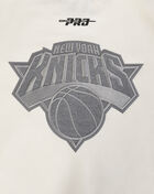 PRO STANDARD New York Knicks Reverse French Terry Drop Shoulder Fleece Crewneck BNK5515857-EGG cream 4