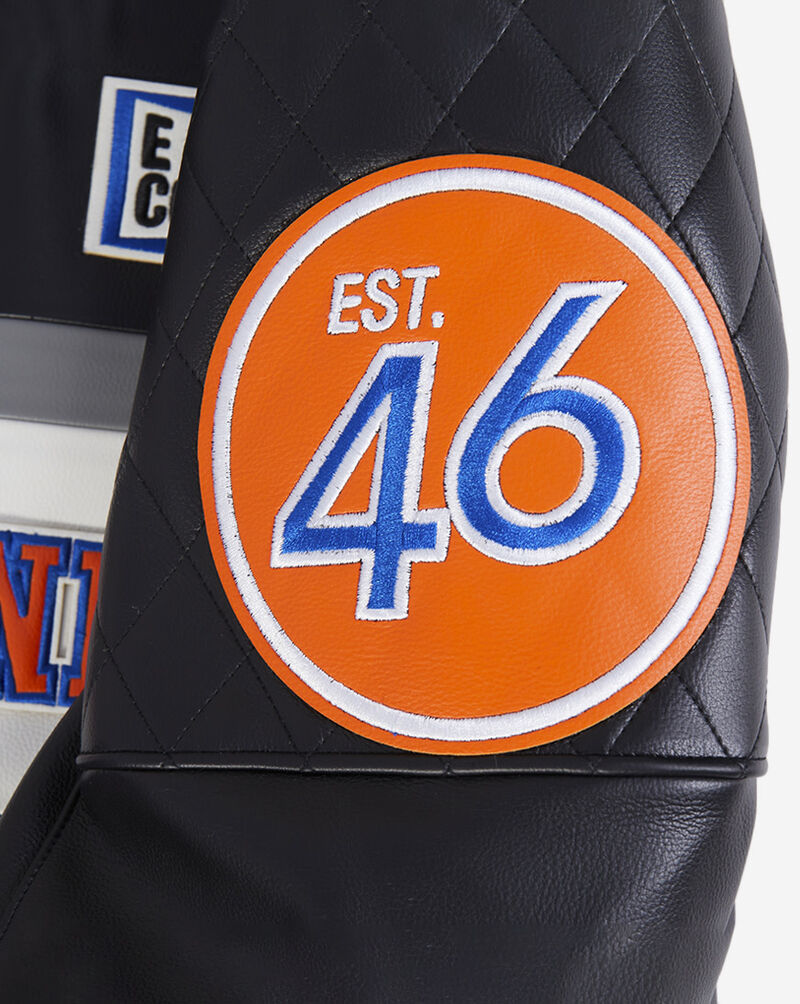 PRO STANDARD New York Knicks Moto Jacket BNK6516468-BLW Black 3