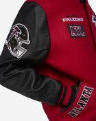 PRO STANDARD Atlanta Falcons Pro Area Code Varsity Jacket FAF6410398-RBK Red 3