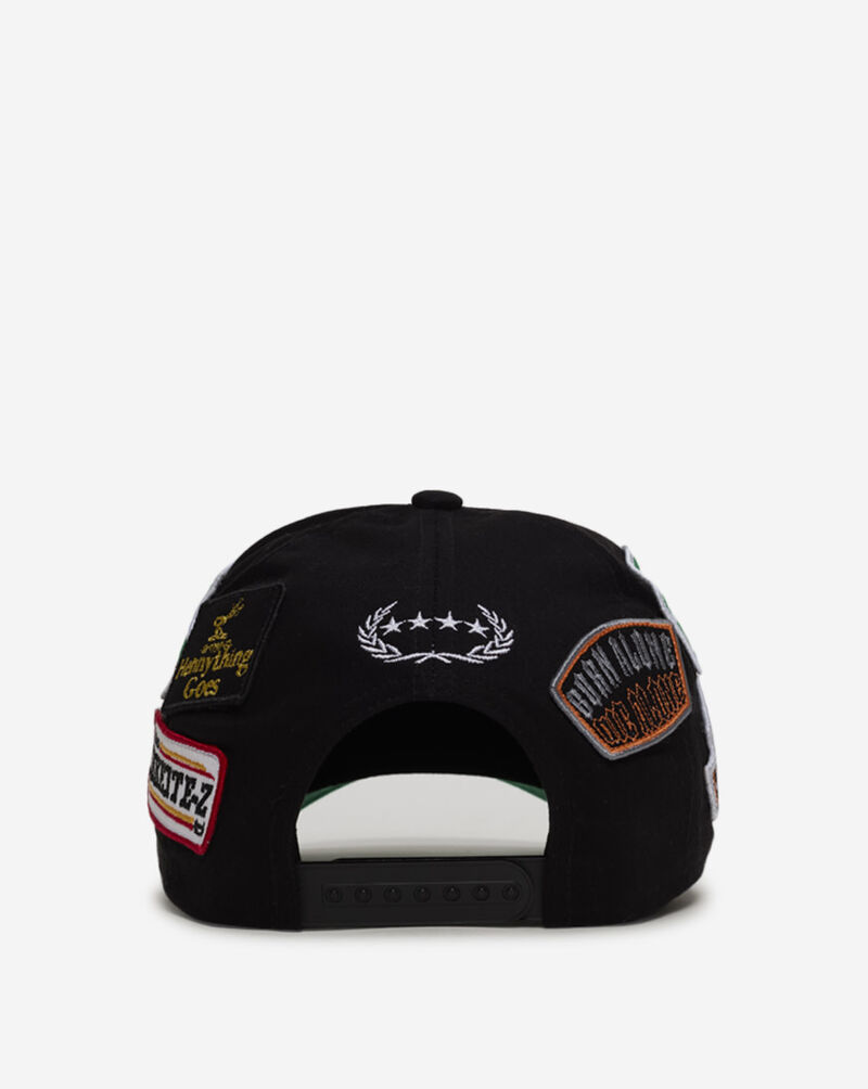 Field Grade Patchwork Logo Wool Trucker Hat 1005963 Black 3
