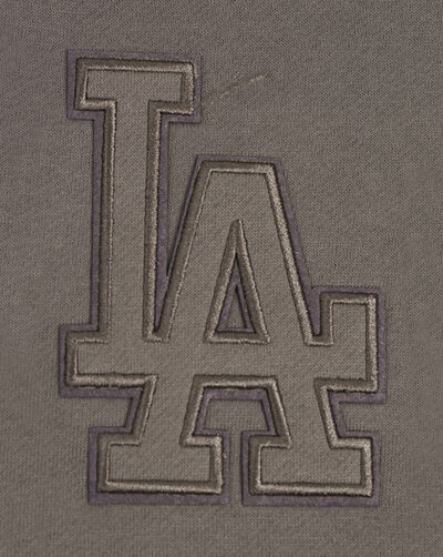 Los Angeles Dodgers Neutral Drop Shoulder Fleece Pullover Hoodie 