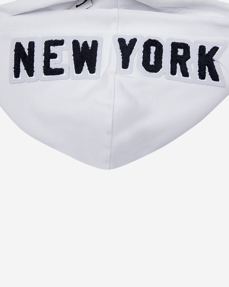 PRO STANDARD New York Yankees Classic Chenille Double Knit Pull Over Hoodie LNY531152-WHT White 4