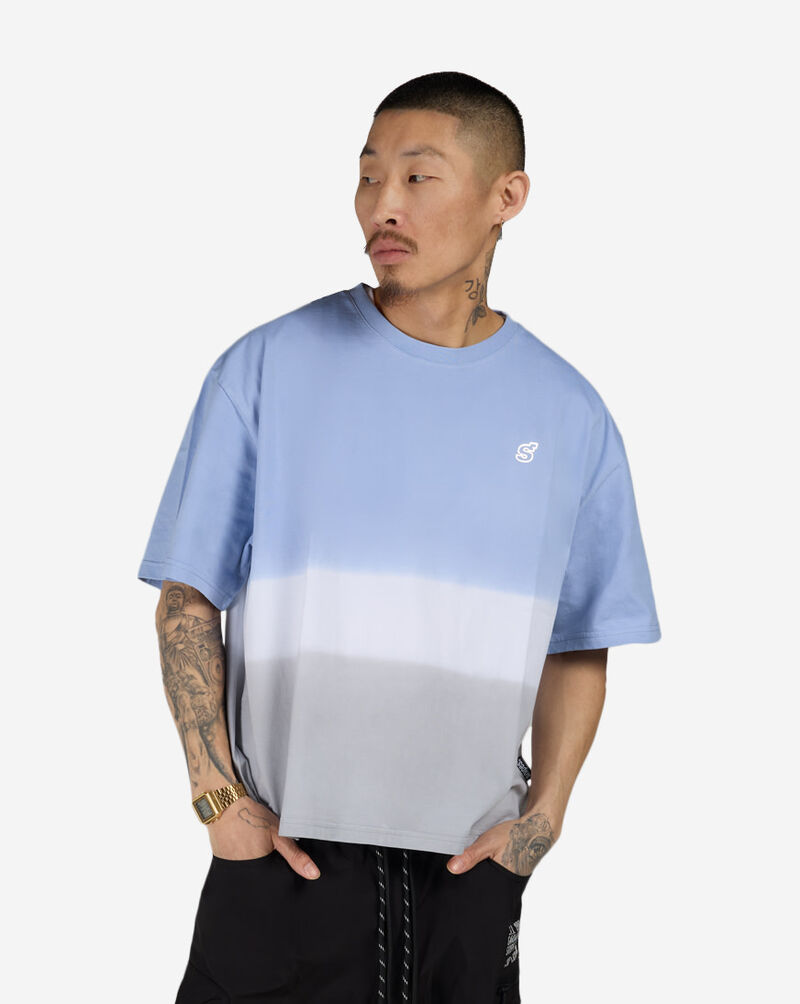 SNIPES Ombre Boxy Tee SS26-MA002-400 Blue 1