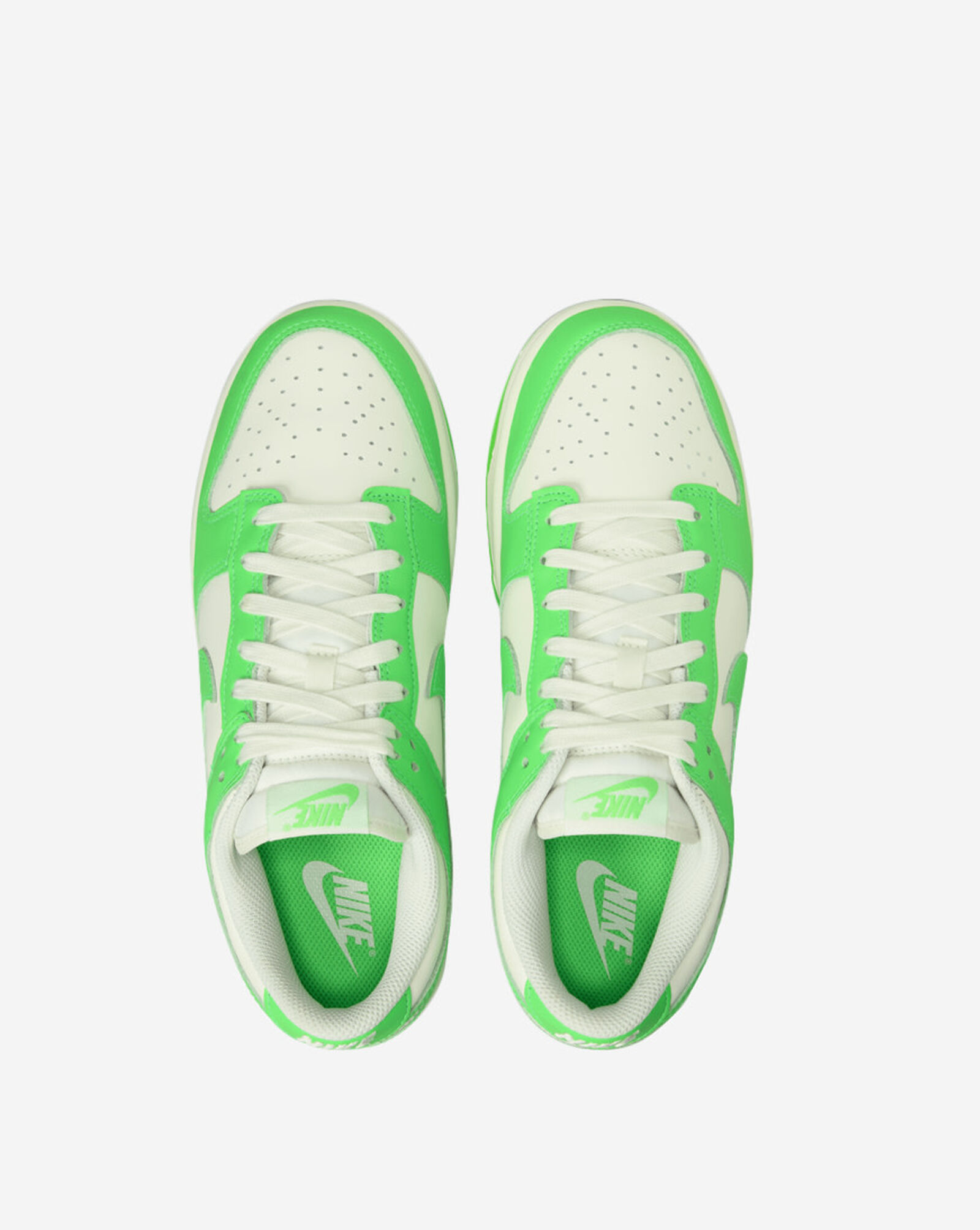 snipes dunk low team green