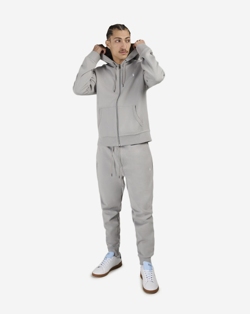 Shop Polo Ralph Lauren Double-Knit Jogger Pant 710881518077-SGREY