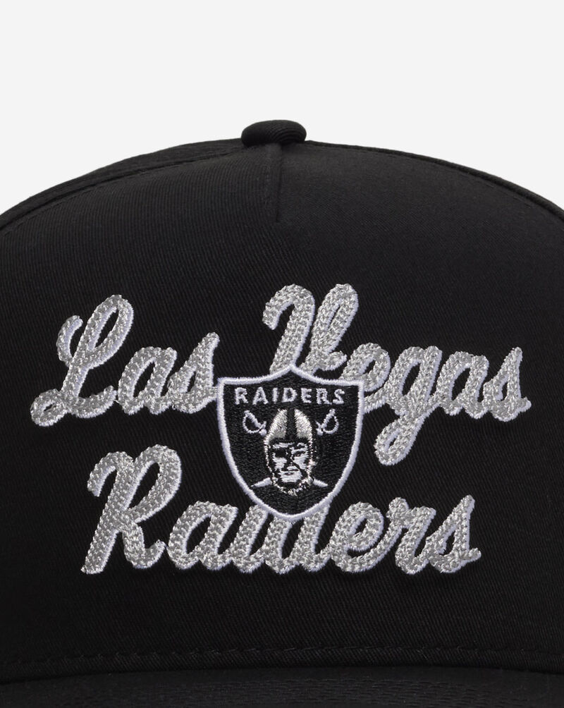 New Era 9Fifty Las Vegas Raiders Chainstitch Snapback Hat 60727410 Black 2