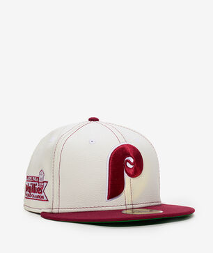 59Fifty 45th Anniversary Philadelphia Phillies Leather Fitted Hat