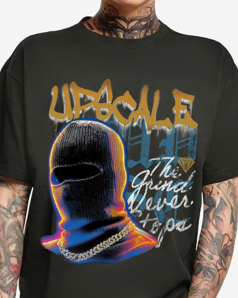Mister Tee The Grind Never Stops Balaclava Tee MTUS592-2-00007 Black 3