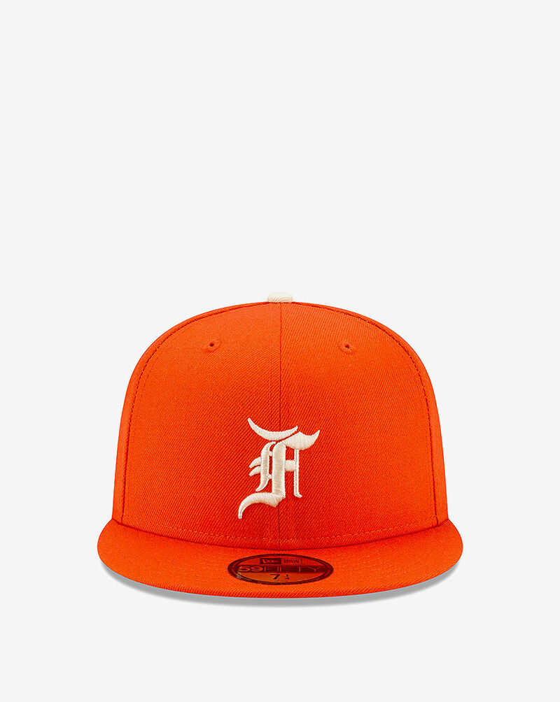 fear of god orange fitted