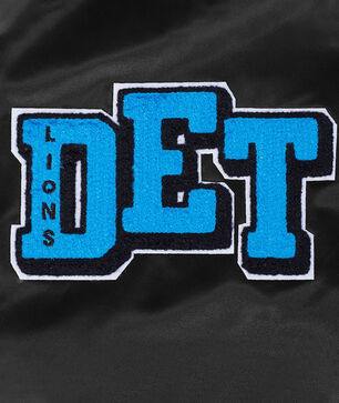 Detroit Lions Mash Up Rib Satin Jacket