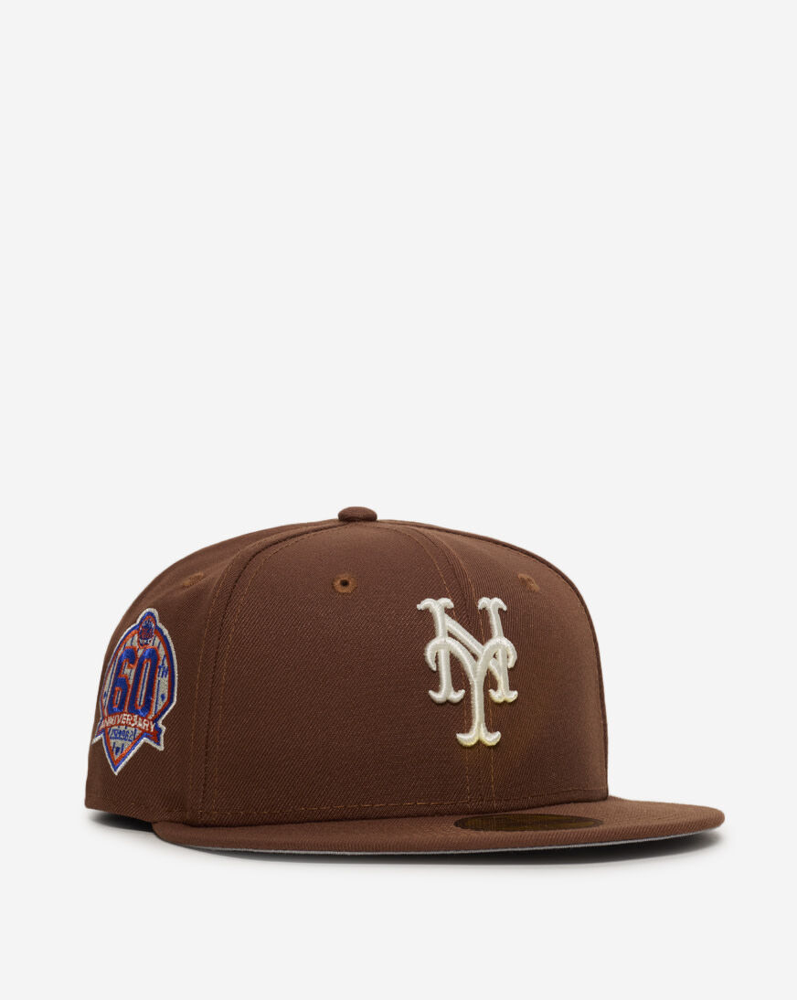 Mei Shop New Era 59Fifty New York Mets Fitted Hat 70958611 brown