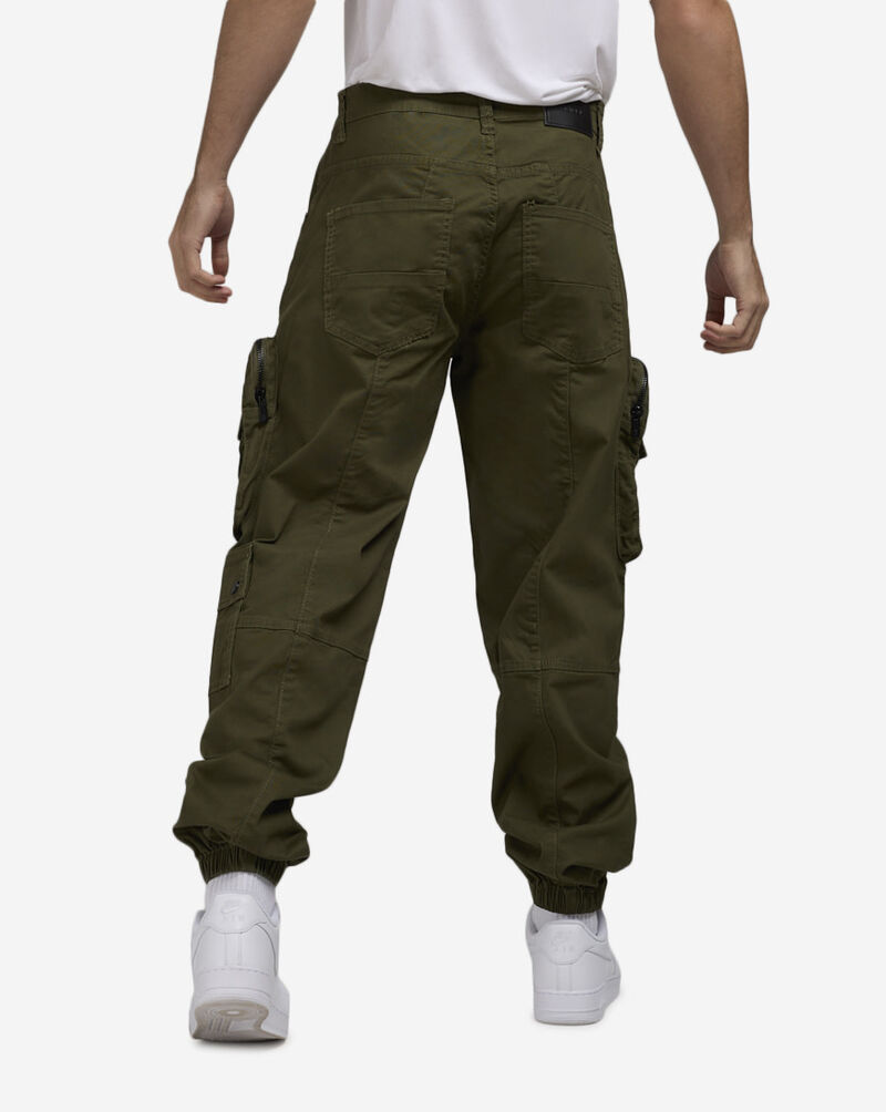 Decibel Cargo Jogger Pants DECWB475-OLV Green 2