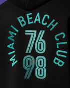 MCM MCM x SNIPES Miami Club Half Sleeve Hoodie  SFM252-004-1-BLK Black 5