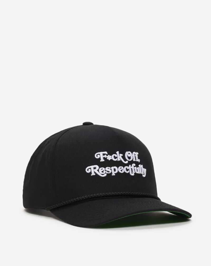 Field Grade Respectfully Wool Trucker Hat 1005026 Black 1