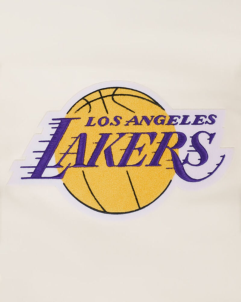 PRO STANDARD Los Angeles Lakers Retro Classic Fleece Pull Over Hoodie BLL555996-EPU cream 2