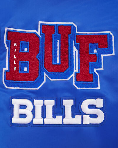 Buffalo Bills Mash Up Rib Satin Jacket