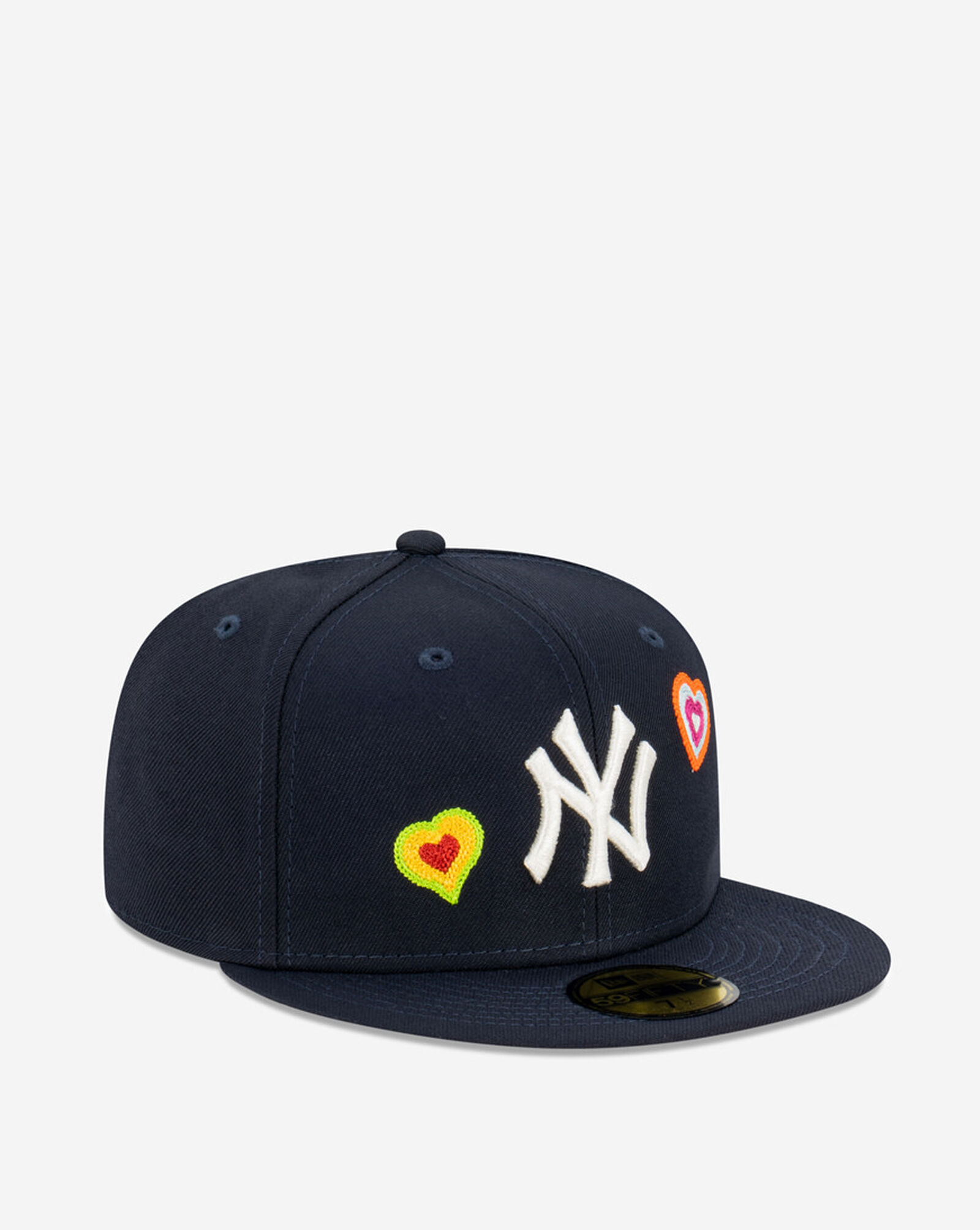 Shop New Era 59Fifty New York Yankees Heart Fitted Hat 60288235 black