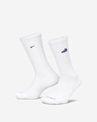 Nike Everyday Crush Dunk Patch Crew Socks (M/L) FQ0326-100 White 1