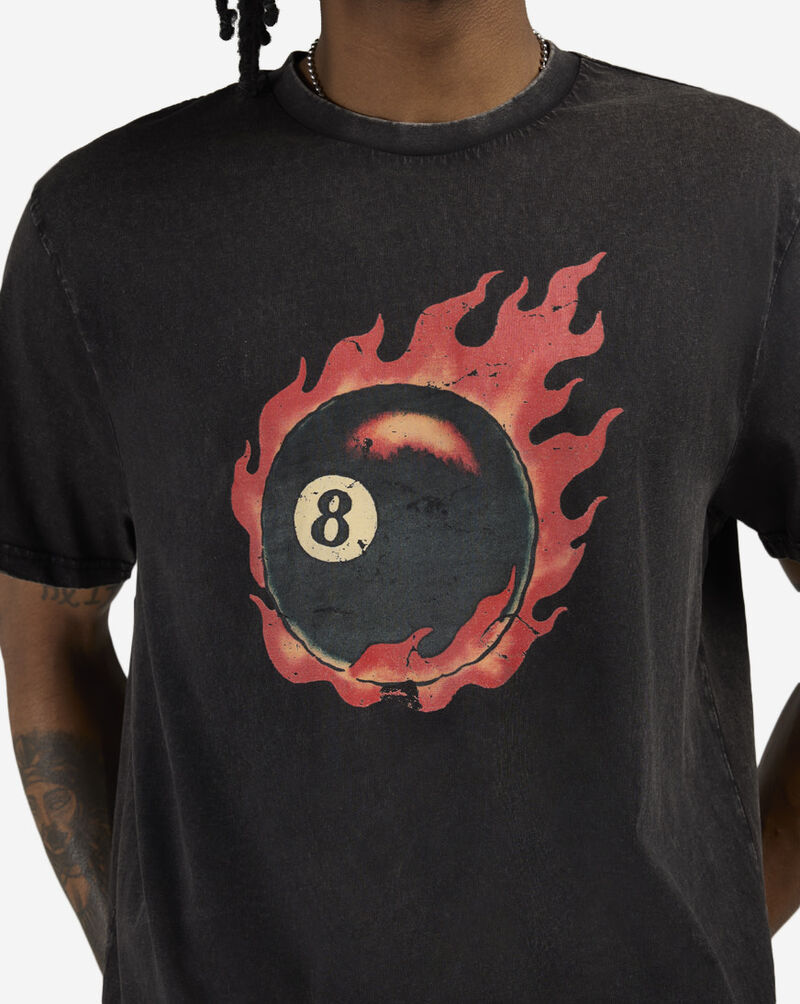 Mister Tee Flaming 8 Ball Tee MTUS501A-US-03054 Black 3