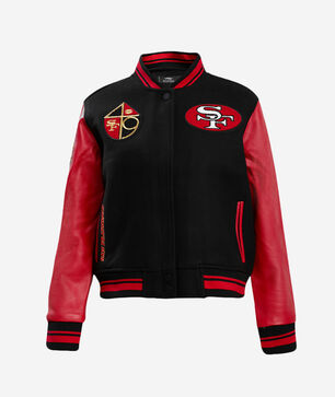 San Francisco 49Ers Retro Classic Rib Wool Varsity Jacket