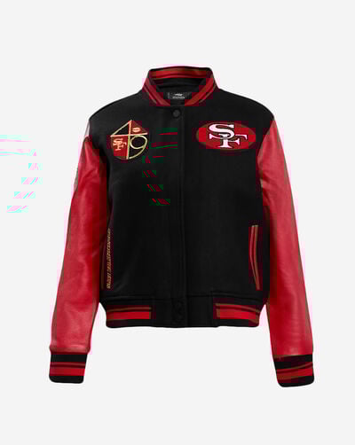 San Francisco 49Ers Retro Classic Rib Wool Varsity Jacket