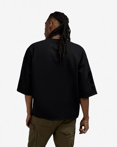 Atlanta Rhinestone Crop Sweatshirt