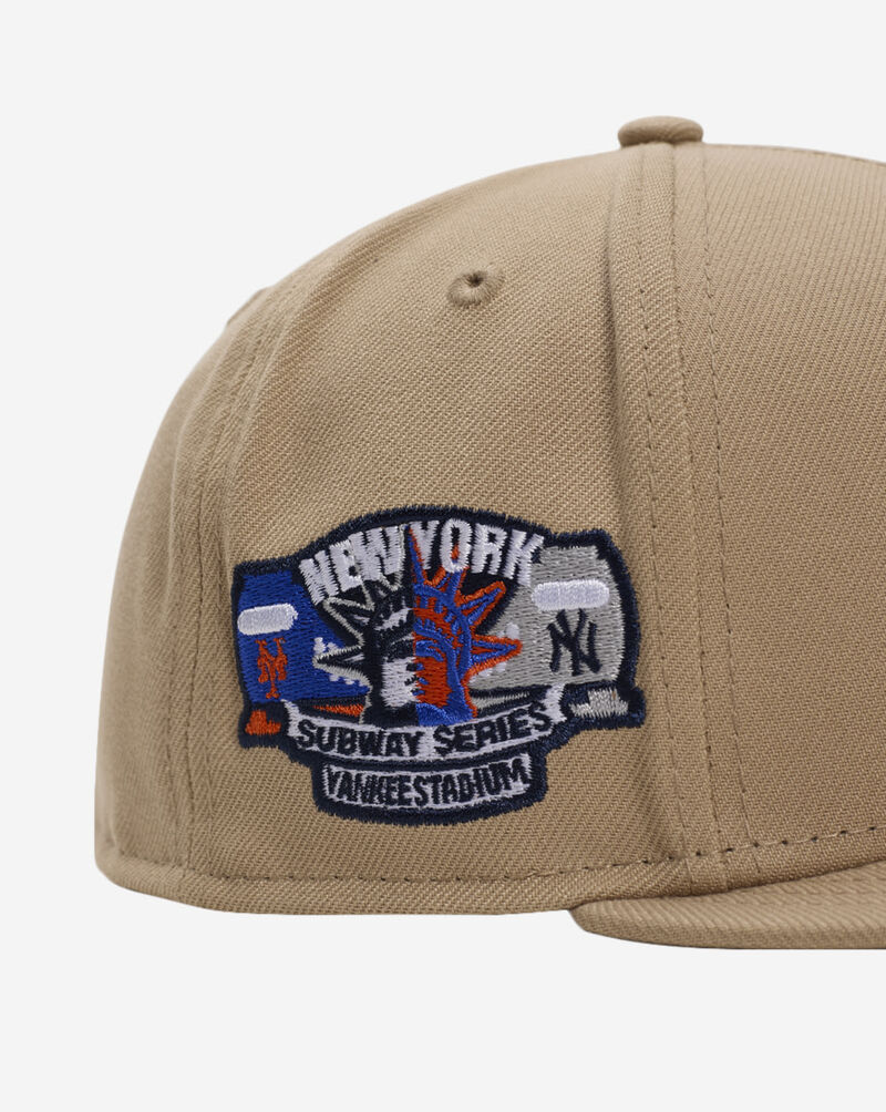 New Era 59Fifty New York Yankees Subway Series Fitted Hat 70931969 Beige 2